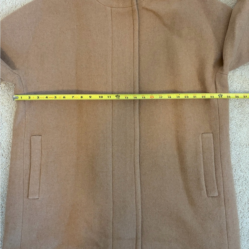 J. Crew NWT Women's‎ Wool Blend City Coat in Sandstone Beige Size 20 - Picture 12 of 12